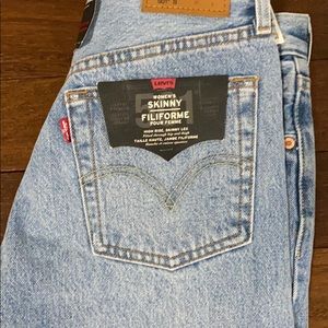 Levi’s 501 Skinny Filiforme 100% cotton.